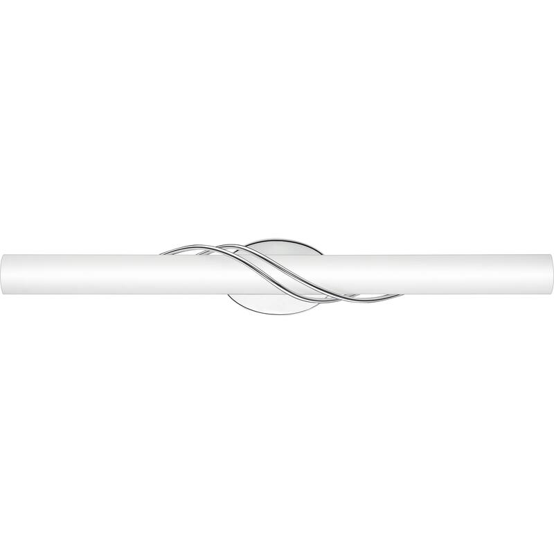 Serenade LED Bathroom Vanity Light in Polished Chrome