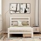 preview thumbnail 2 of 7, Wood Platform Bed Frame with 2 Storage Drawers & Headboard, Twin Size