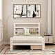 preview thumbnail 24 of 25, Wooden Platform Bed Frame with 2 Drawers & Headboard, Twin/Full Size