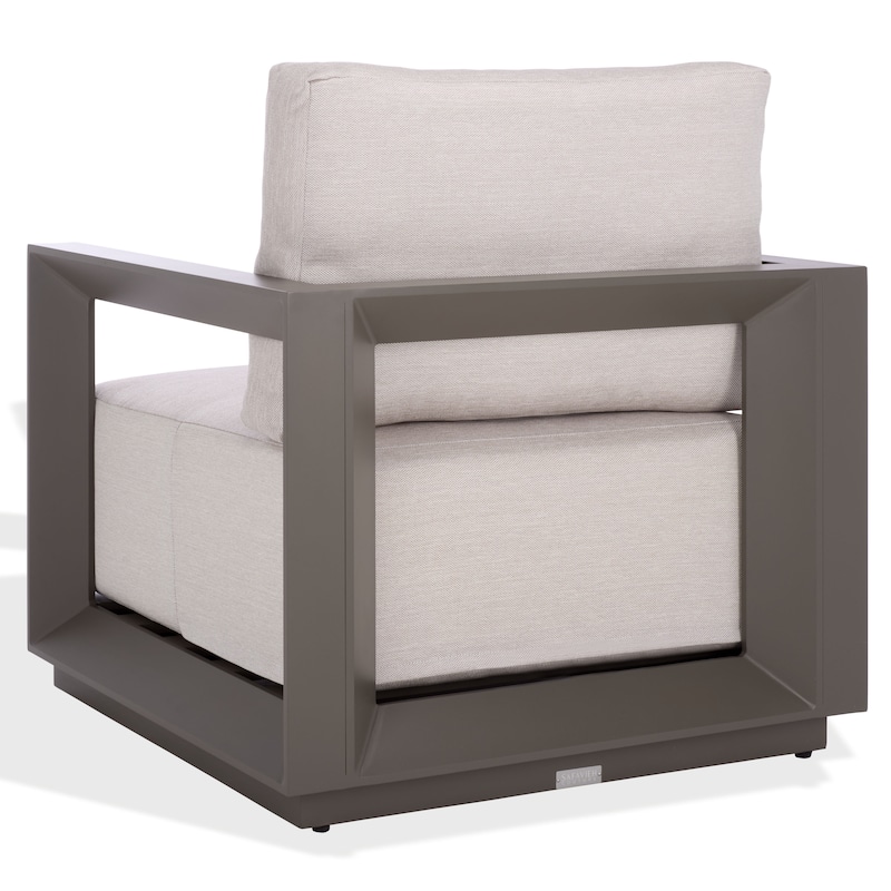 SAFAVIEH COUTURE Donaldo Aluminum Outdoor Chair - 31"W x 30"D x 24"H