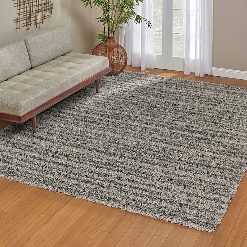 Gertmenian Allure Polypropylene Thick Plush Dense 2" Shag Area Rug