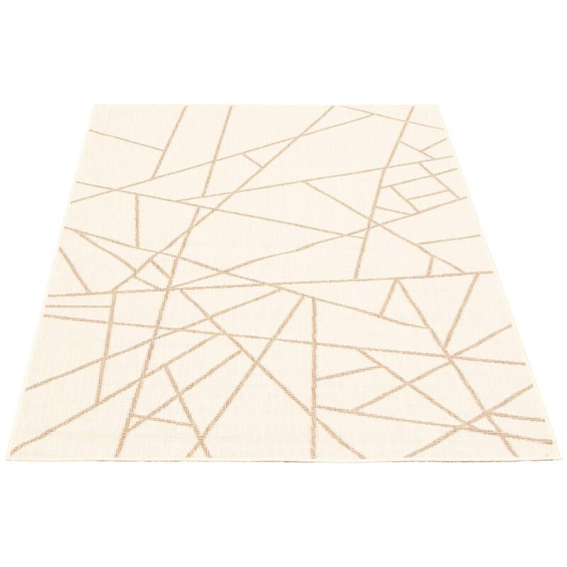 ECARPETGALLERY Sisal Abstract Tropical Rug
