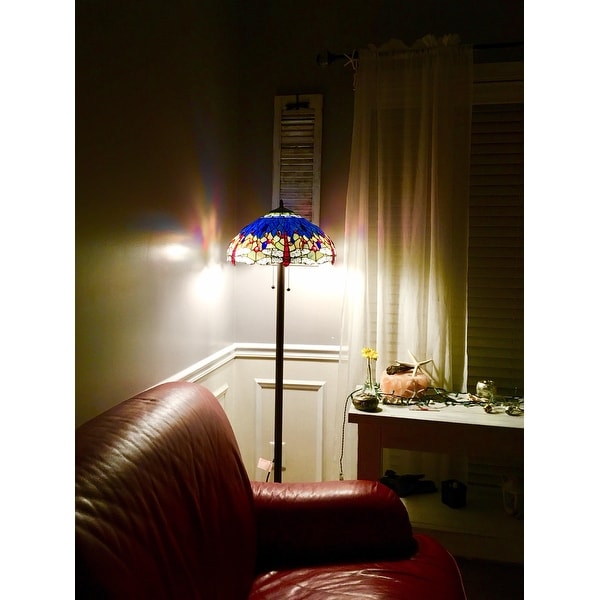 Tiffany-style Dragonfly Floor Lamp - Free Shipping Today - Overstock ... Tiffany-style Dragonfly Floor Lamp - Free Shipping Today - Overstock ...