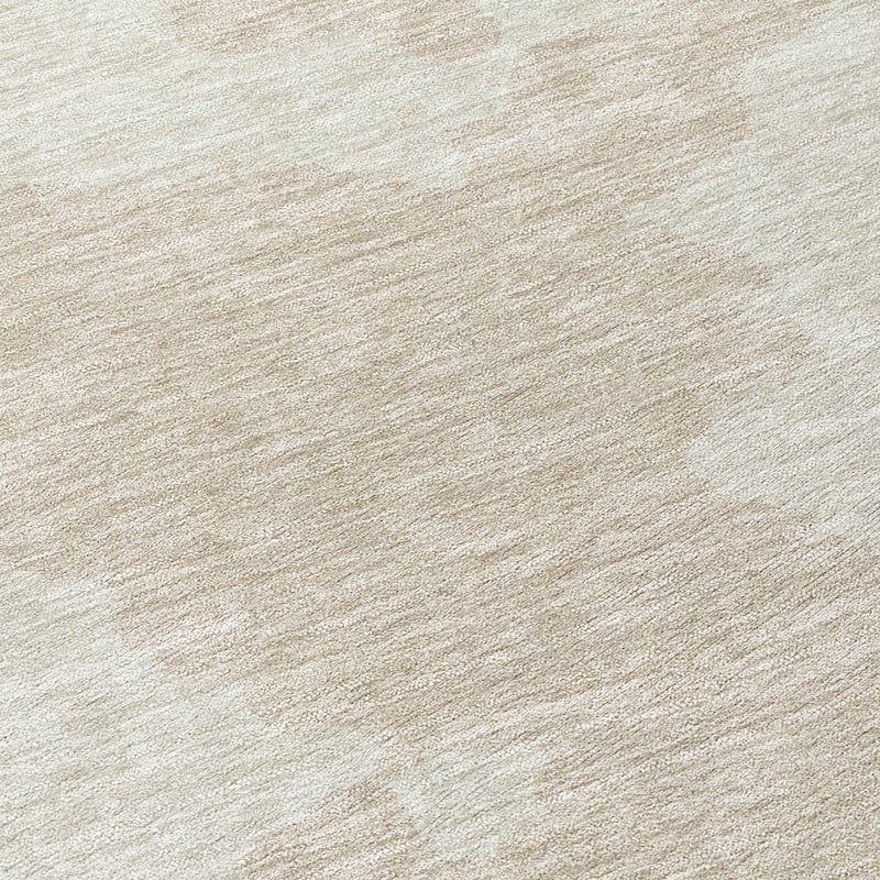 Machine Washable Indoor/ Outdoor Contemporary Abstract Chantille Rug