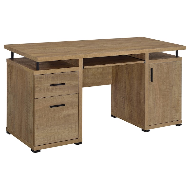 Tracy 55-inch 2-drawer Office Computer Desk - Mango