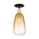 Option Amber Shade / Black Antique Brass