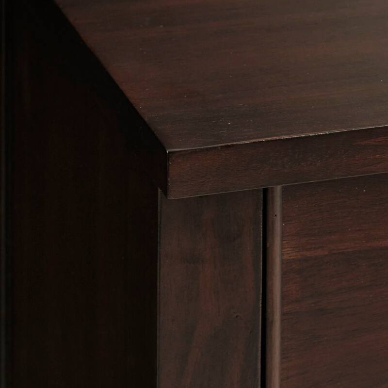 Roomfitters Beckett Accent Console, Traditional Wood Hallway Unit with Storage and Lower Shelf
