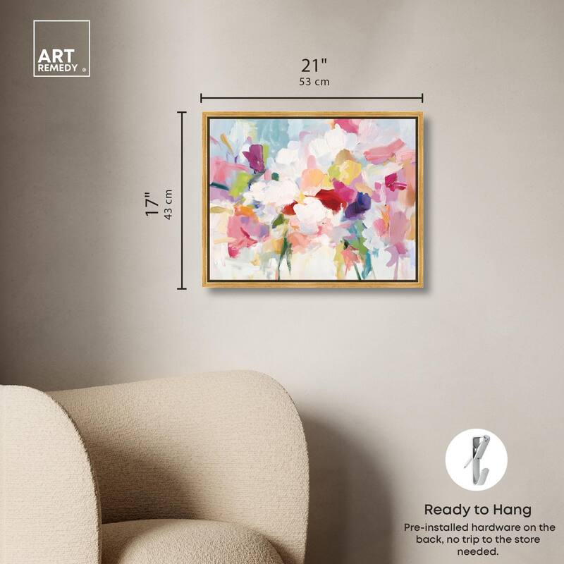 Saturated Colors II Canvas by Art Remedy