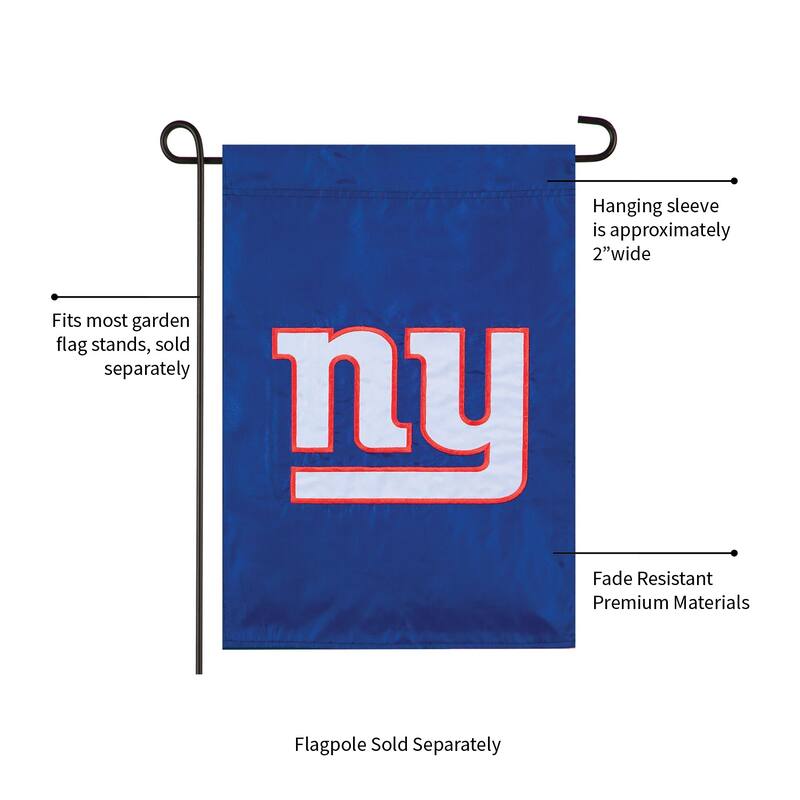 Applique Garden Flag, Minnesota Vikings