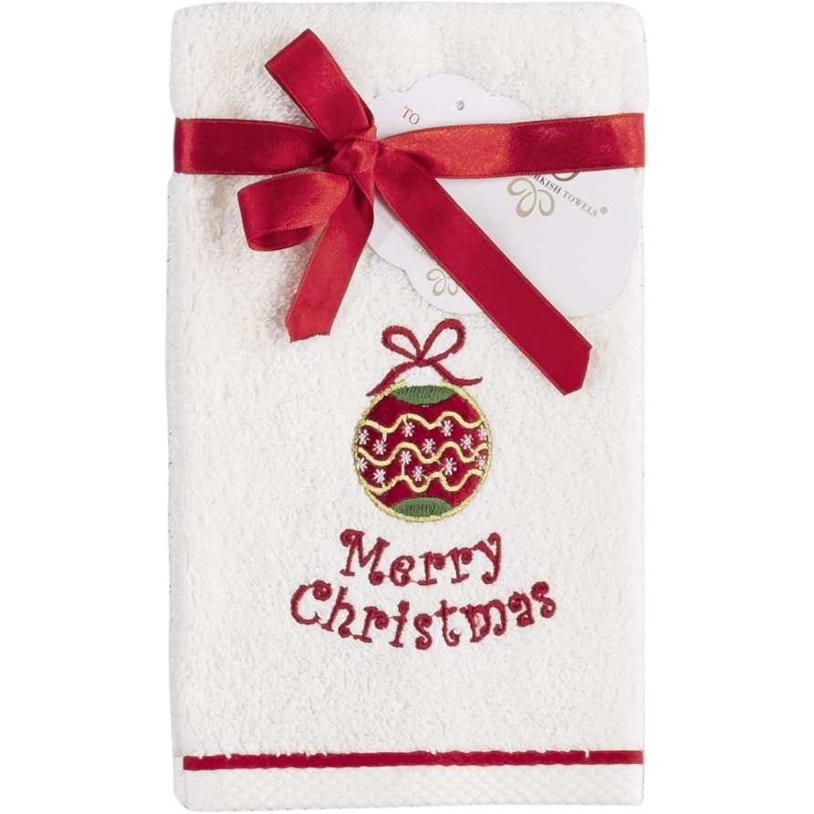 Preboun 48 Pack Christmas Hand Towels Kitchen Towels Hand Bath Embroidery  Towels Decorative Washcloths Soft Tea Towels Fingertip Towels Gifts for