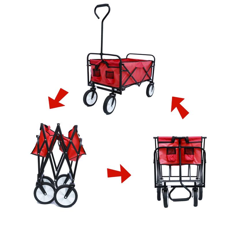 Folding Wagon Garden Shopping Beach Cart