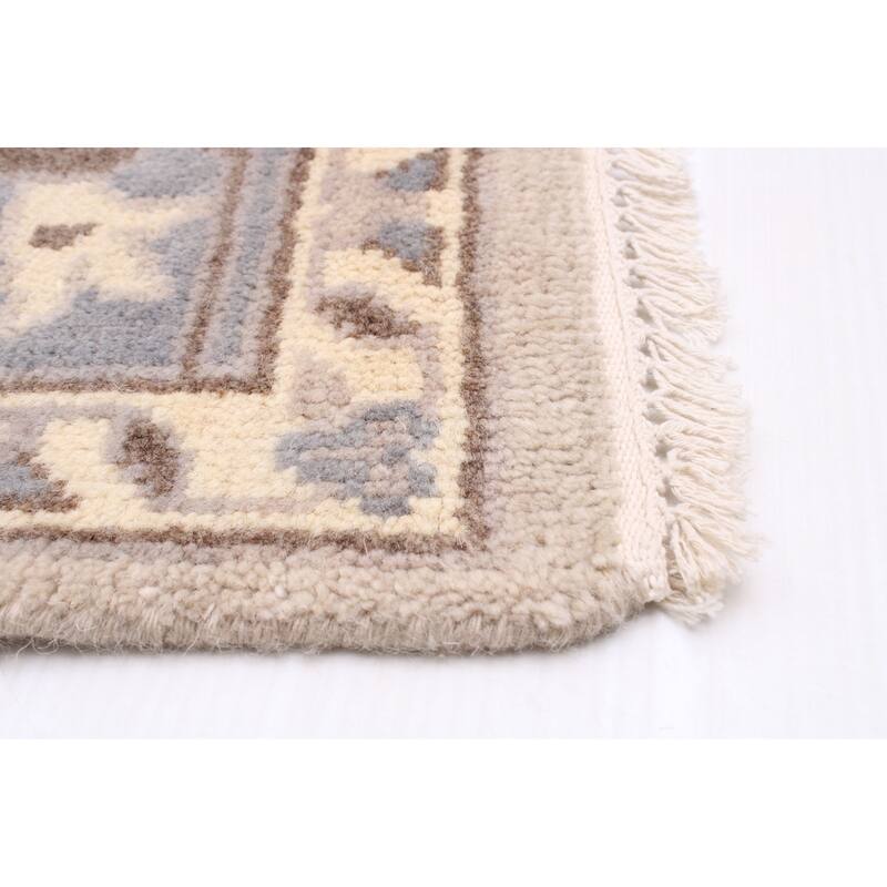ECARPETGALLERY Hand-knotted Royal Oushak Light Khaki Wool Rug - 8'11 x 11'9