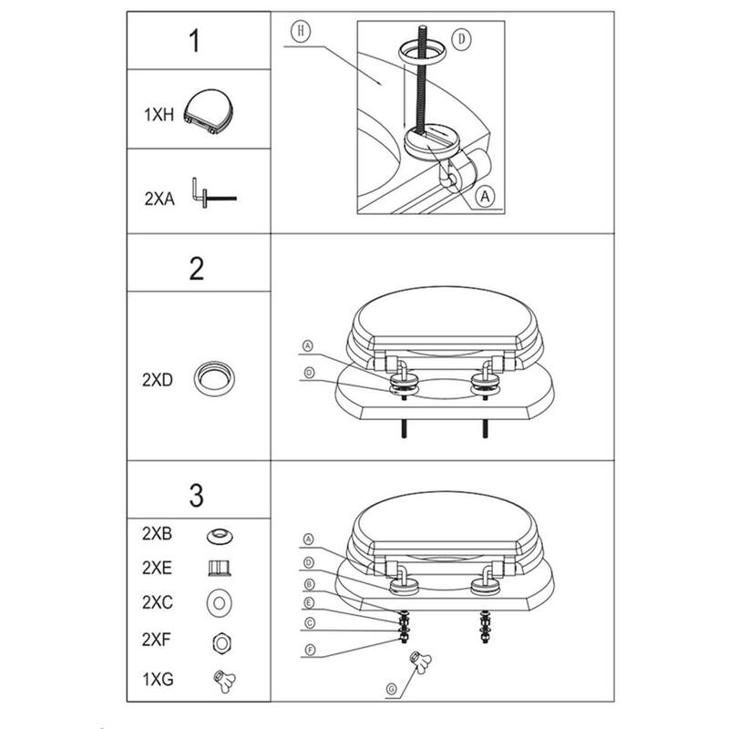 Transparent Resin Shell Polyresin Toilet Seat