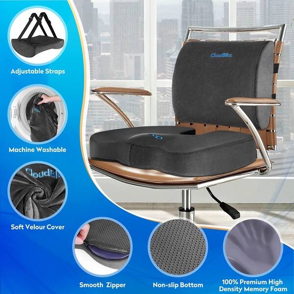 Office Chair Lumbar Support For Truck Seat ALIBO Large Size Firm