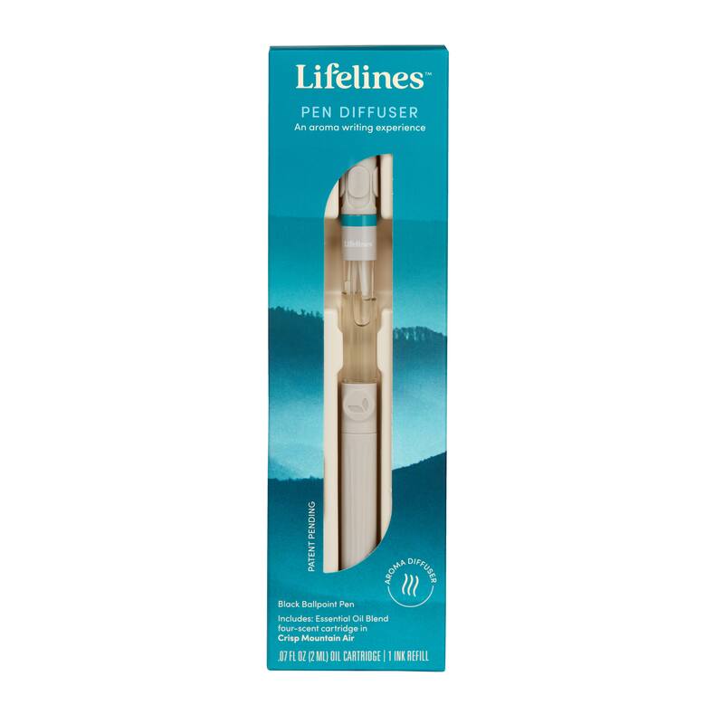 Lifelines Sensory Journal with Tactile Cover & Embossed Paper + Pen bundle