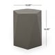 preview thumbnail 7 of 8, Apollo Outdoor Modern Side Table by Christopher Knight Home