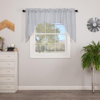 Sawyer Mill Ticking Stripe Swag Set - Swag 36x36x16 - Swag 36x36x16