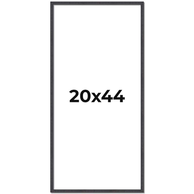20x44 Frame Brown Solid Wood Picture Frame - Complete Modern Photo