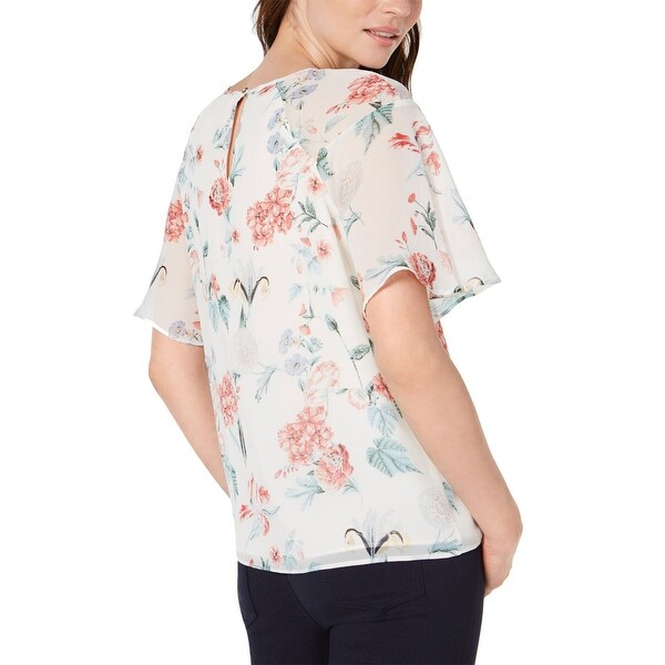vince camuto floral print top