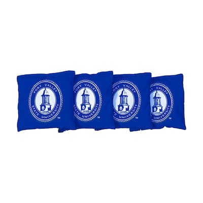 Fort Valley State Wildcats Blue Cornhole Bags