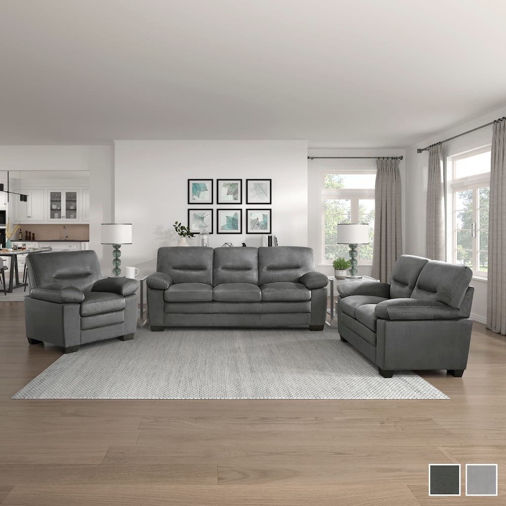 Louisa 3-Piece Living Room Sofa Set