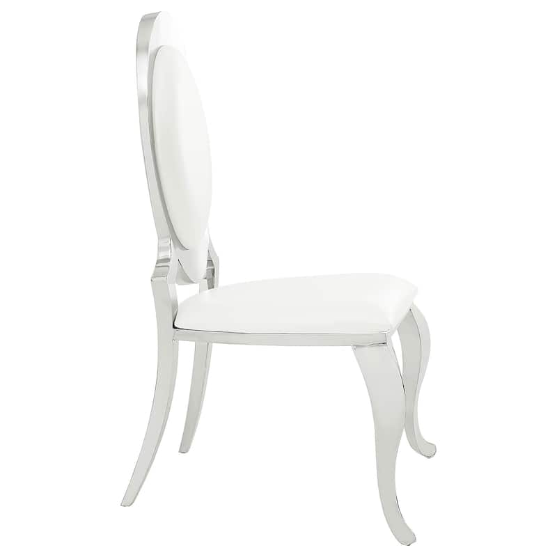 Anchorage Cream White Upholstered Dining Chair (Set of 2)