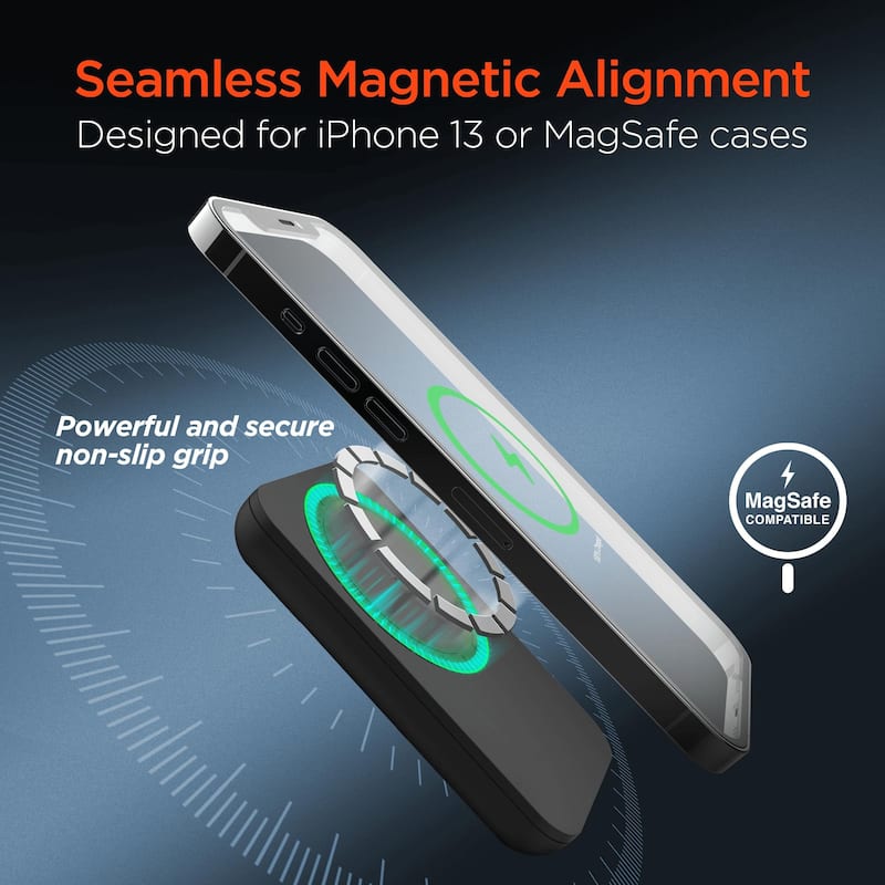 HyperGear 5000mAh Magnetic Wireless Power Bank