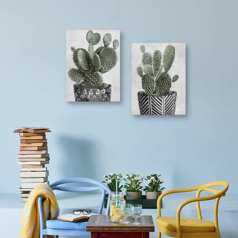 Tribal Vibe I, Tribal Vibe II by Studio Arts Canvas Art Prints