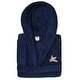 preview thumbnail 10 of 17, Sweet Kids 100% Polyester SUPER PLUSH Double Brushed Hooded Bathrobe - JET PLANE Navy - L