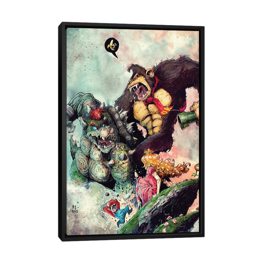 iCanvas "Bowservskong" by Marcelo Ventura Framed Canvas Print