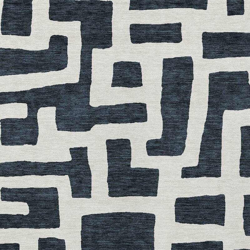 HomeRoots Abstract Transitional Rectangle Outdoor Rug