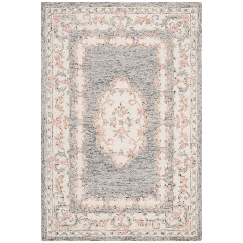 SAFAVIEH Handmade Micro-Loop Avery Wool Rug