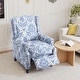 preview thumbnail 41 of 91, Linen Manual Upholstered Recliner with Wood Legs