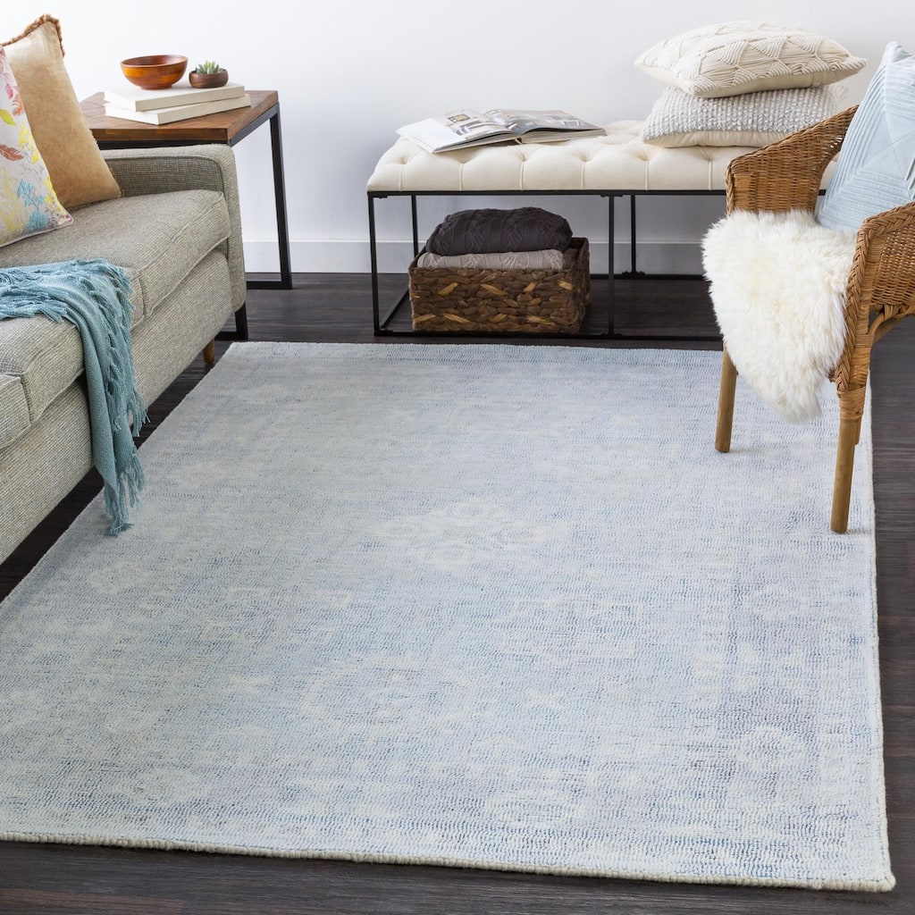 Livabliss Oregon Handmade Medallion Wool Area Rug