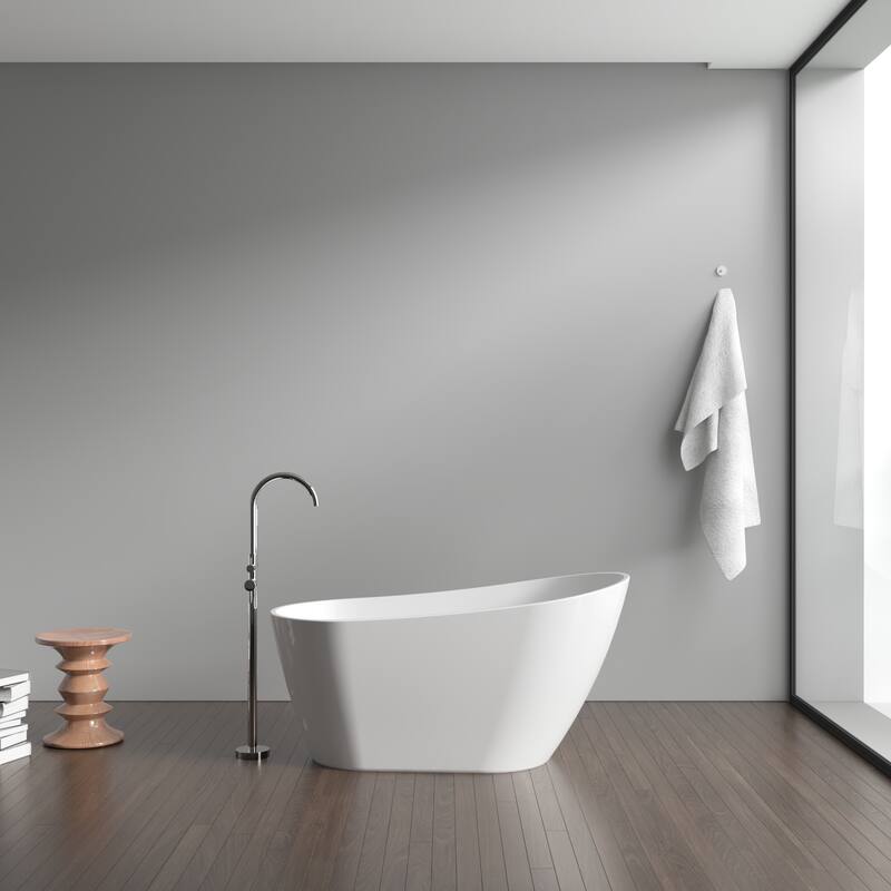 KBV 59'' x 31'' Freestanding Soaking Acrylic Bathtub GTBT0008