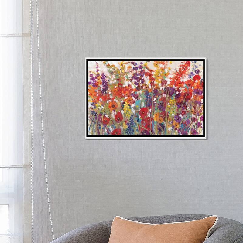 iCanvas "Variety Of Flowers II" by Tim OToole Framed Canvas Print