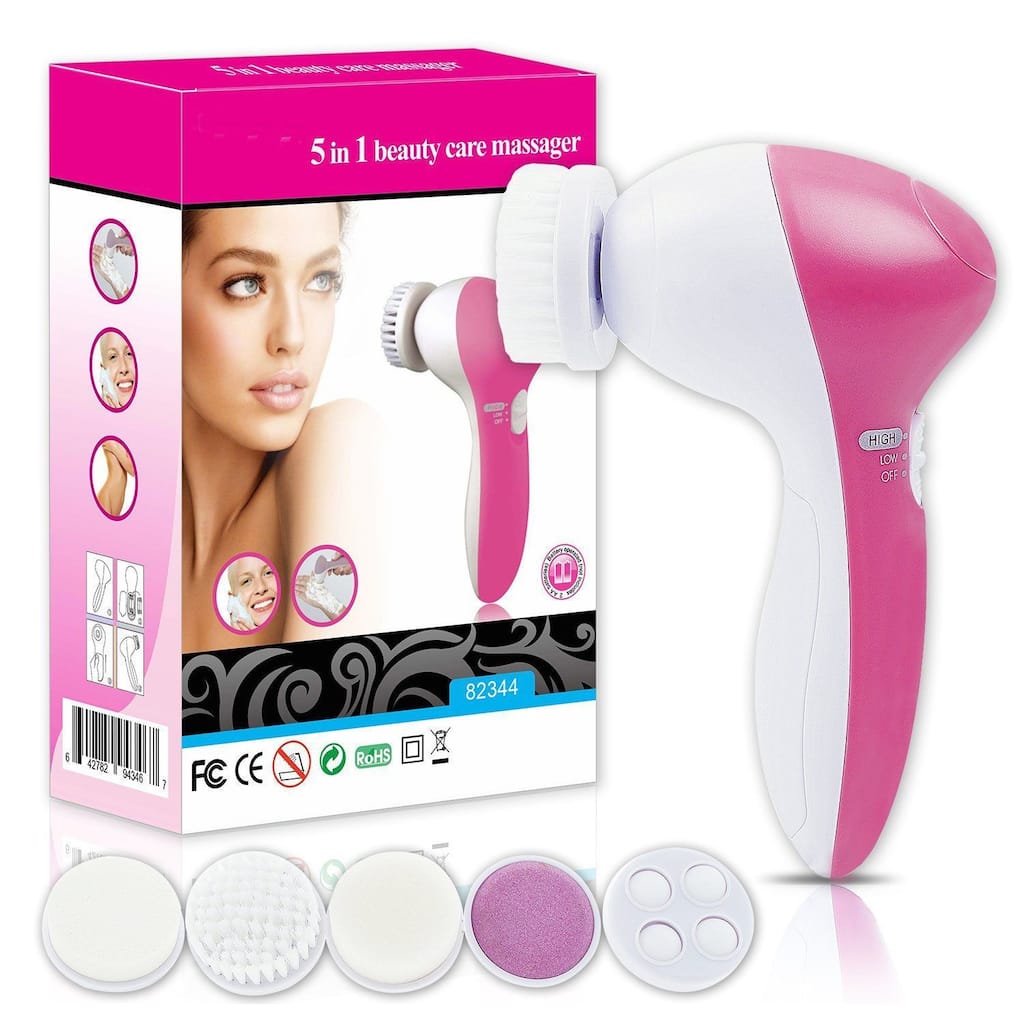 Deep Clean Electric Facial Cleaner Face Brush Massager Scrubber
