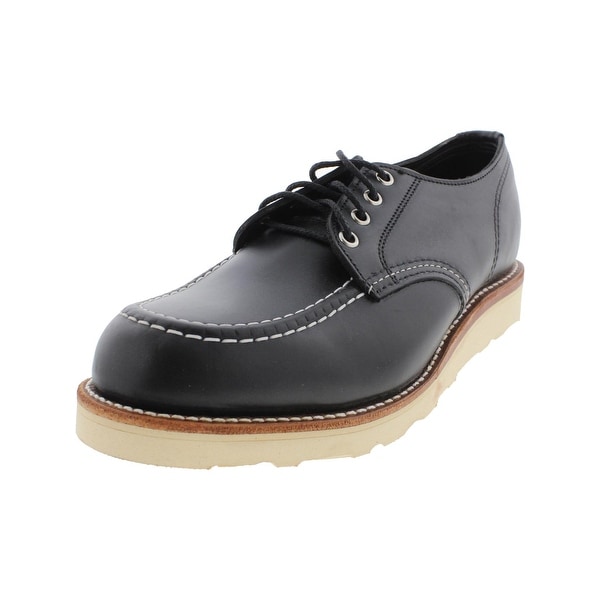 chippewa leather moc toe oxford shoes