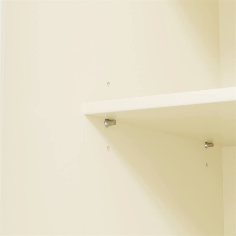 Freestanding Kitchen Pantry w/ Drawer, Adjustable Shelves,Door Shelves