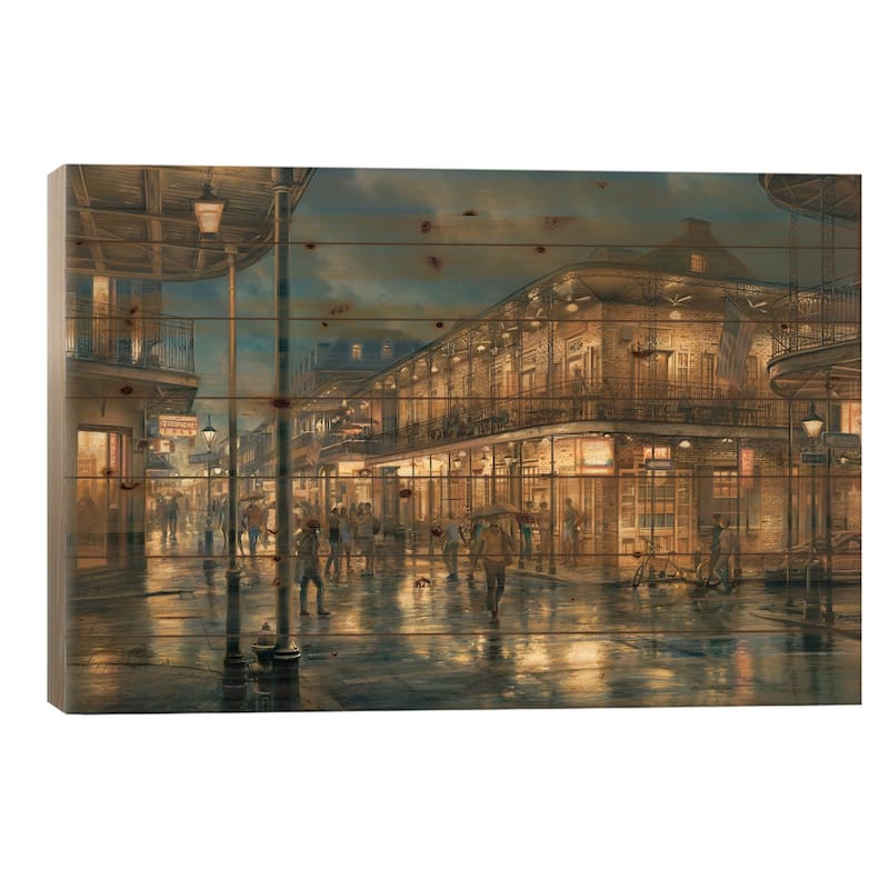 Do You Remember Print On Wood by Evgeny Lushpin - Multi-Color - 26x40x1.5