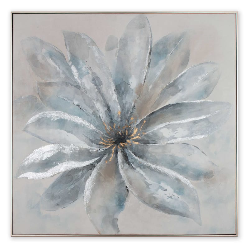 Radiant Blossom Large Framed Hand Painted on Canvas