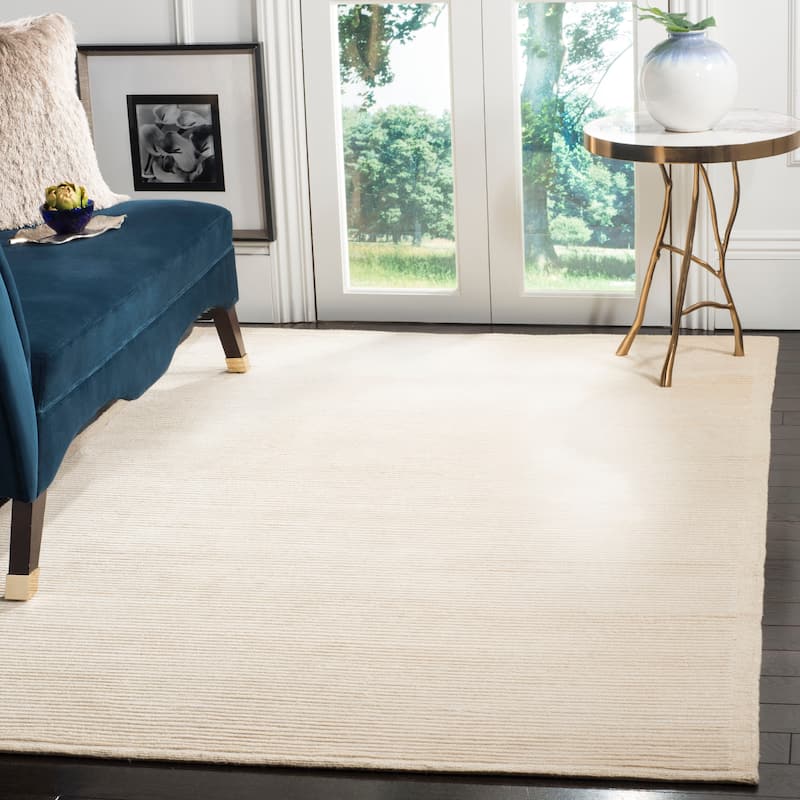SAFAVIEH Couture Hand-knotted Tibetan Lirio Modern Wool Rug - 3' x 5' - Pearl