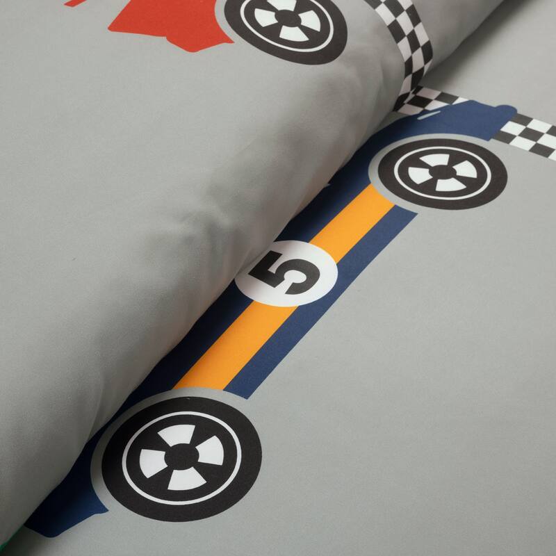 Lush Decor Racing Cars Reversible Oversized Comforter Set