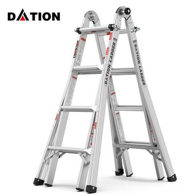 17ft Household Multifunctional A-type Ladder Straight Ladder