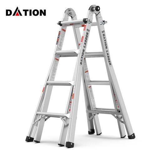 17ft Household Multifunctional A-type Ladder Straight Ladder