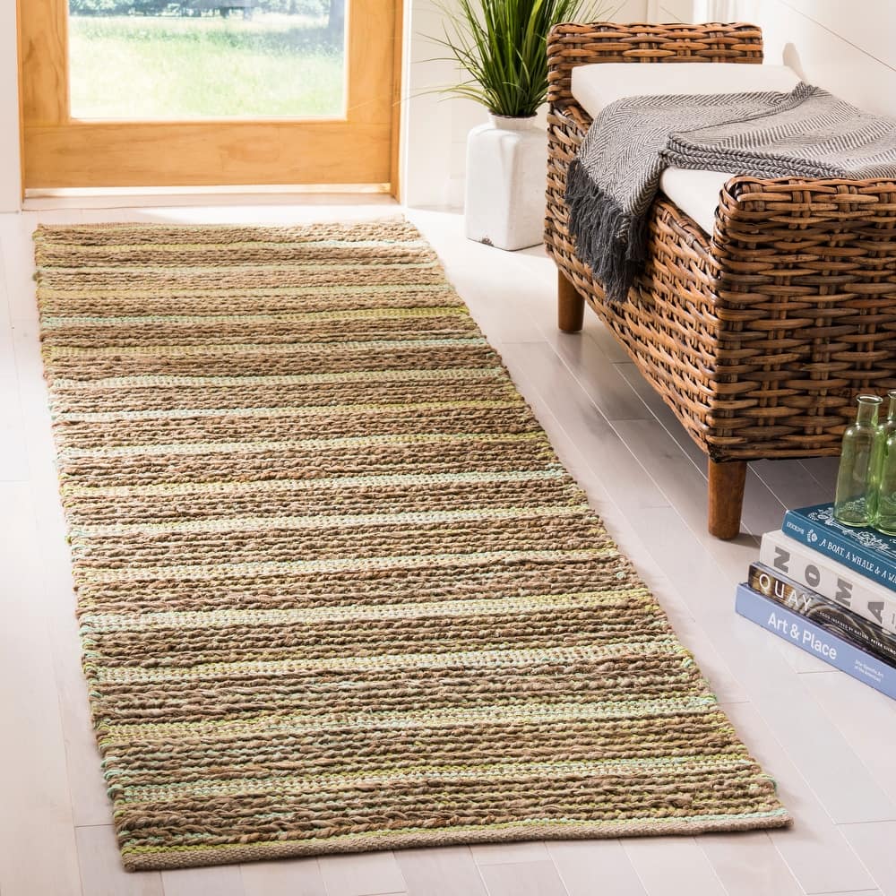 SAFAVIEH Handmade Cape Cod Nicolien Coastal Jute Rug