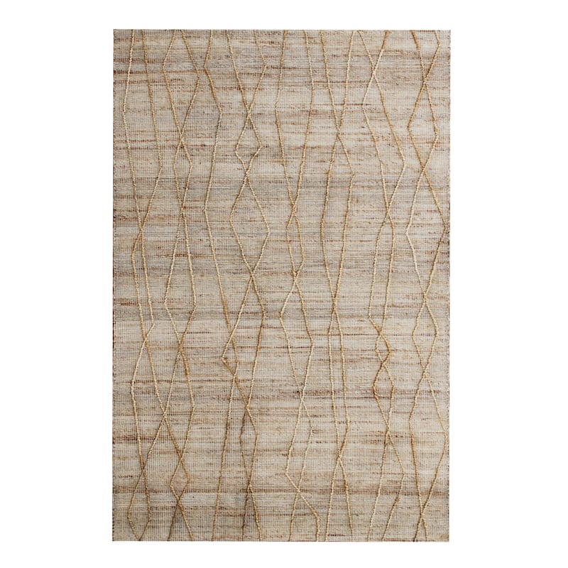 Sevita Natural Abstract Modern Area Rug - 2' x 3'
