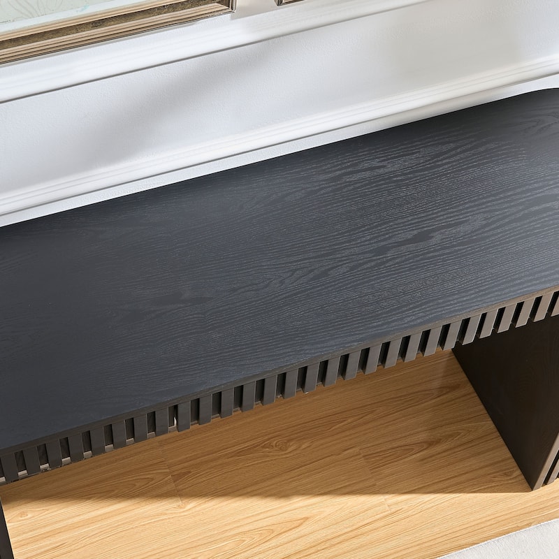 Wood Console Table with Drawers, 59.05" Long Accent Entryway Table Sofa Table for Entrance, Dinning Room, Living Room