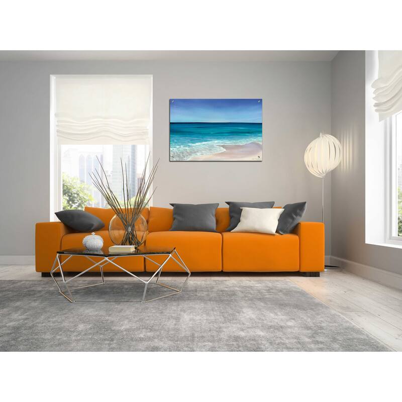 Epic Art 'Rippling Waves' by Louise Montillio, Acrylic Glass Wall Art