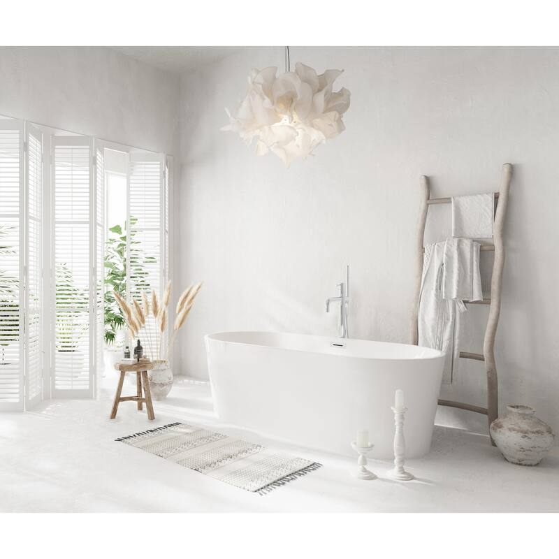 Melisande Bathtub in Glossy White